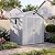 Devoko 6X6 FT Plastic Outdoor Storage Shed with Floor, Light Grey