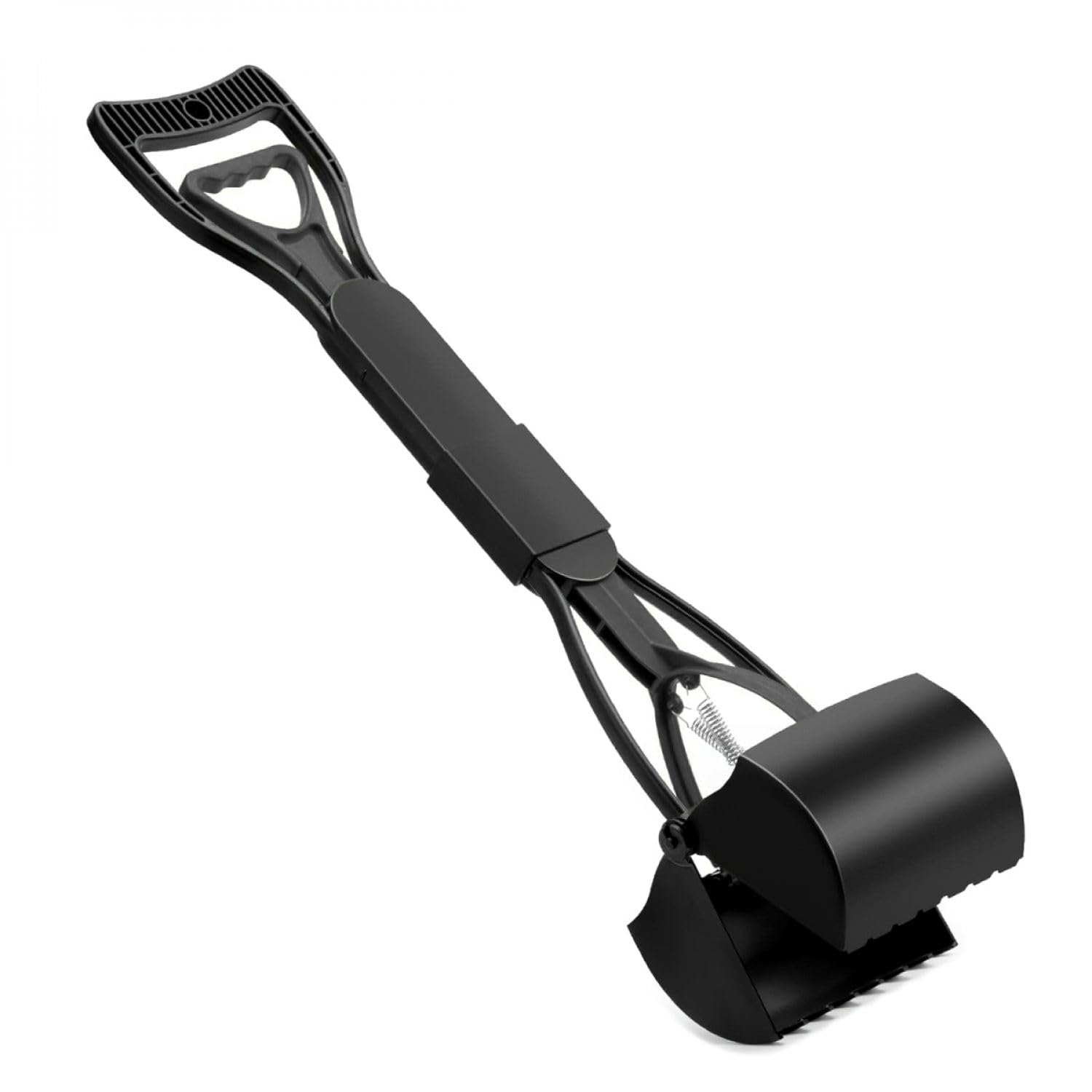 Linxor - Pince, Pelle à déjections, crottes, pour Chien ou Autres Animaux - 80 cm - Noir
