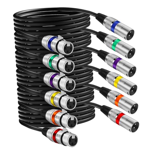 Câbles microphone mâle-femelle robustes en cuivre pour enceintes