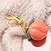 Disengor Peach Purse Bag Charms Keychain - Cute Women Handbags and Tote Bags Jewelry Accessories - Exquisite Unique Gifts