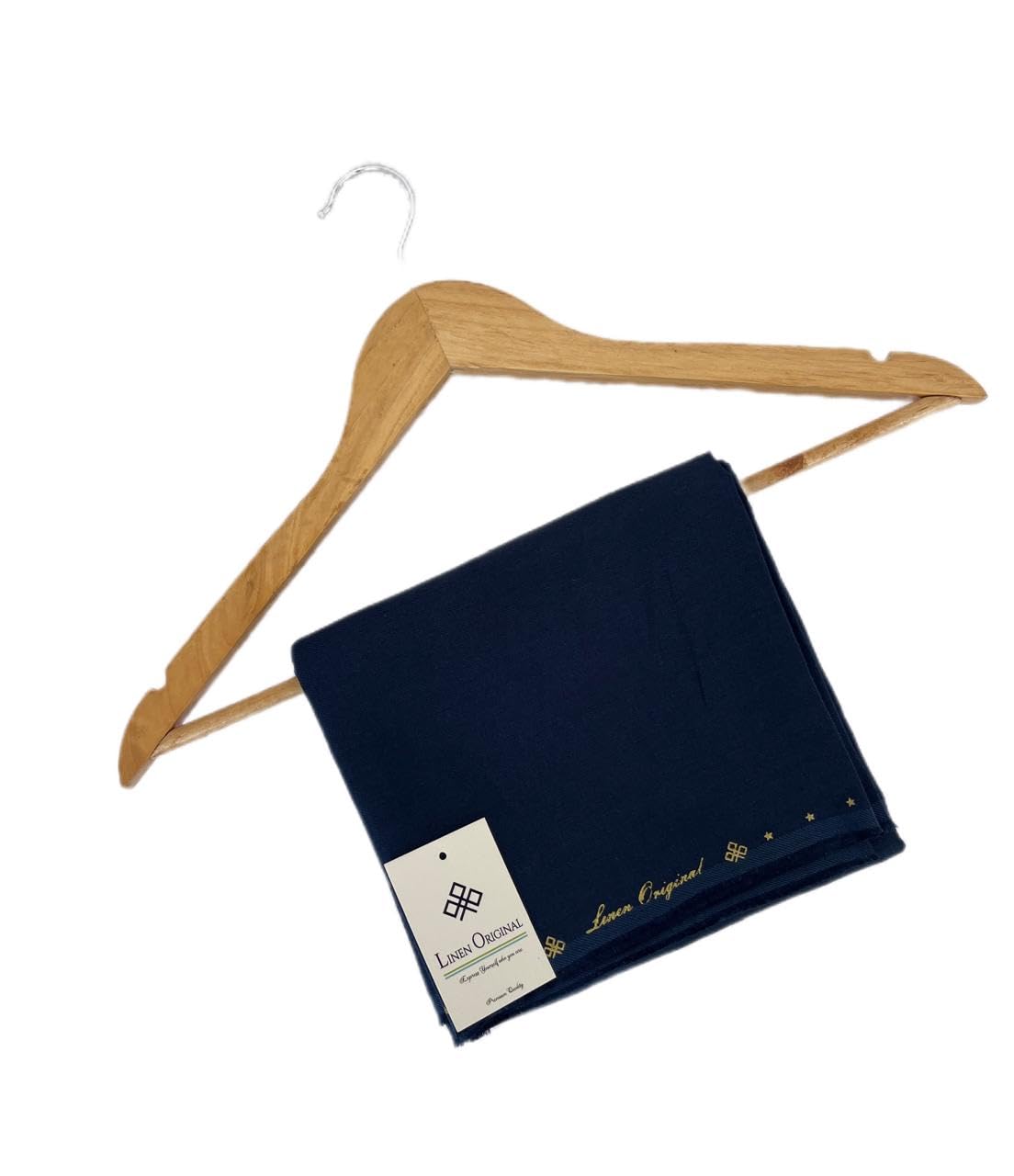 Linen Original-100% Pure Linen Pant Material in Solid Colours (1.30 Meter Length 60 inches Width 25 Lea Twill Design Fabric) (Light Navy Blue)-picture-50