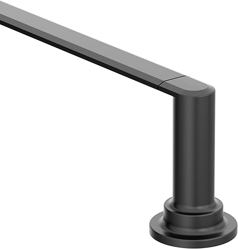 Miniatura 2 de Moen Greenfield YB1724BL - Toallero de baño montado en la pared, color negro mate