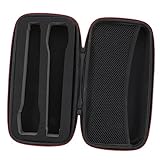 HAMPPLIES マイク収納バッグ 軽量 持ち運び便利 ジッパー付き 大容量 収納ポーチ デジタル機器保護用 旅行 出張 保管 ケース