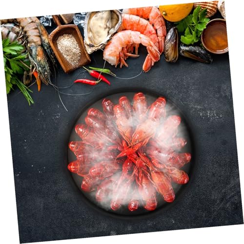 Plato para sushi de melamina negro 27.22x27.22x3.81 cm miniatura 4