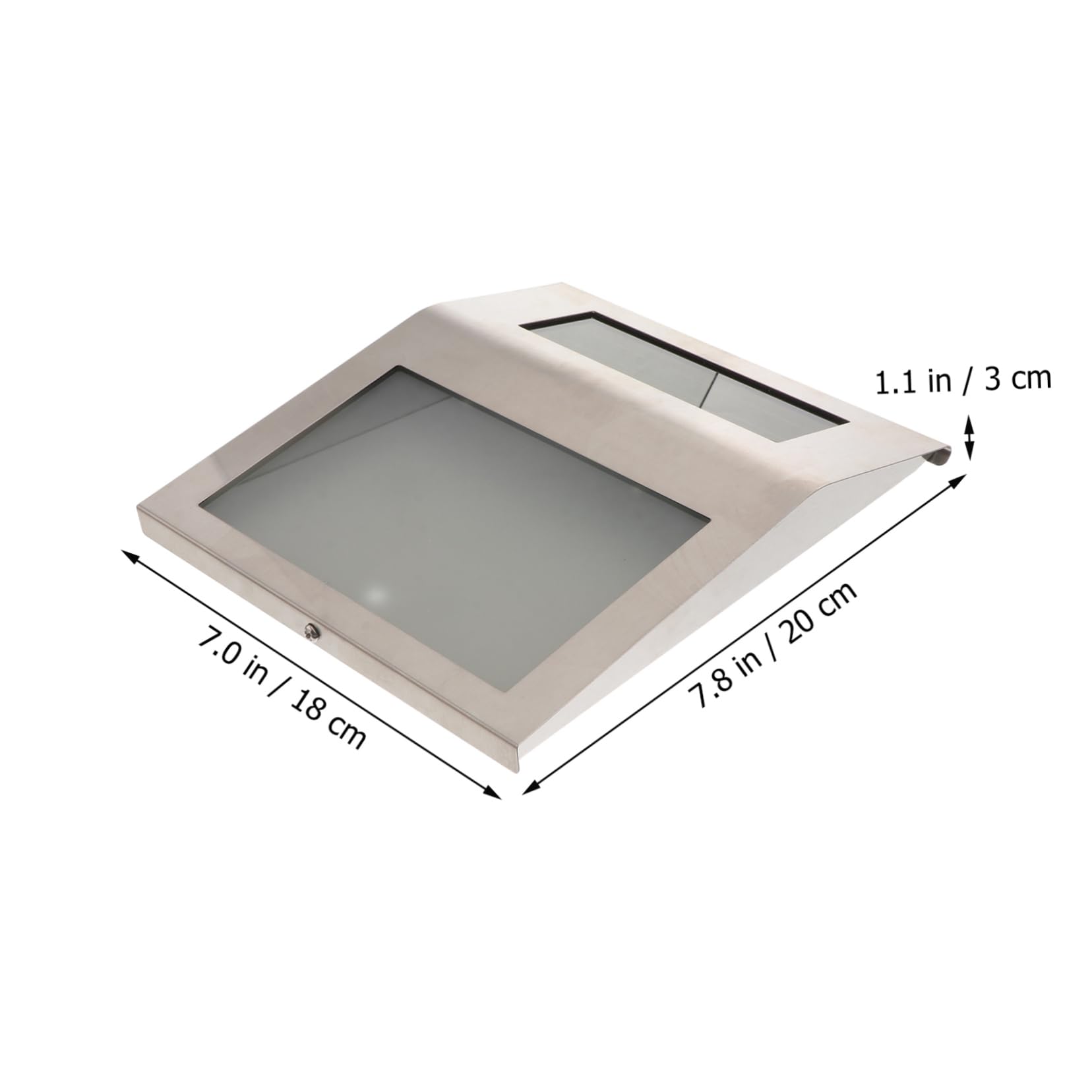 Lampada Solare da per Numero Civico in Acciaio Inossidabile Illuminazione LED Senza Fili Resistente Intemperie e Giardino