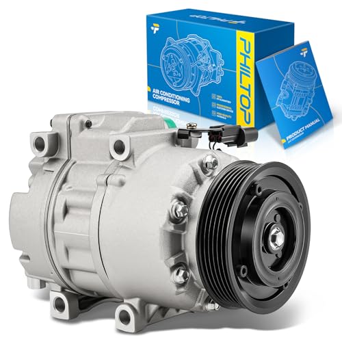 Image of PHILTOP 168308 Air Conditioner AC Compressor with Clutch for Kia Sedona 2015-2021,Sorento 2016-2018 3.3L