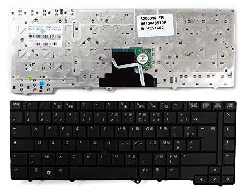 Clavier Keyboards4Laptops française avec aiguille noire pour HP