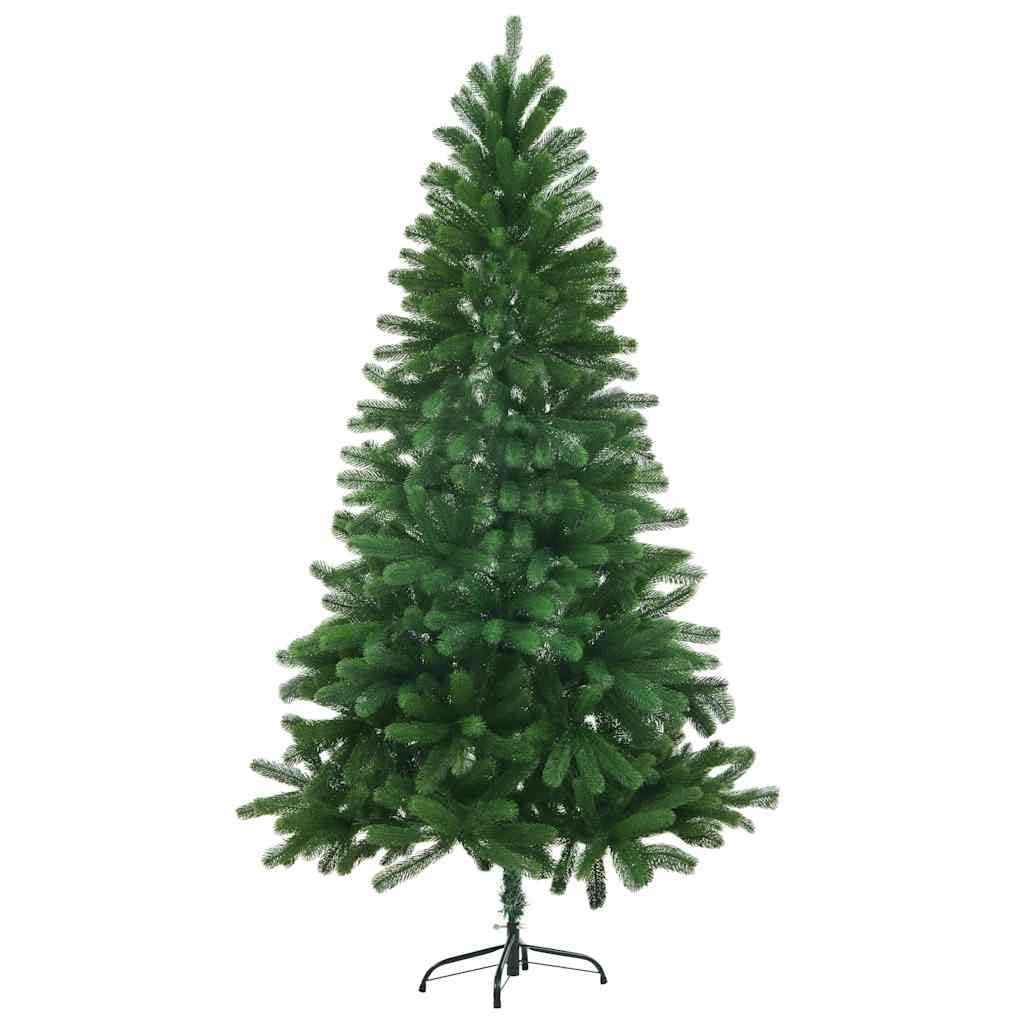 vidaXL Künstlicher Weihnachtsbaum Naturgetreue Nadeln Spritzguss 150 cm Grün