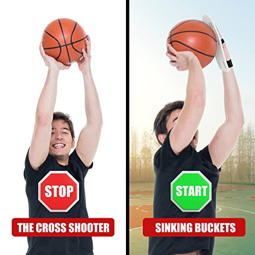 Skabod Basketball Shooting Trainer Aid Shot Trainer Training Aids， Eliminate Off Hand Interference ，Suitable For (Children And Adults) Left And Right Handed Basketball Training Equipment #TOP3