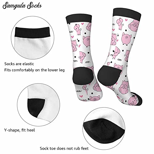 Image of Crew Socks for Woman Size 6-8 Tropical Wildlife Bright Teal Girls Socks