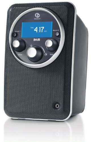 Boston Solo XT HiFi-Dab - Radio FM con RDS (Pantalla LC, función de Alarma), Color Azul
