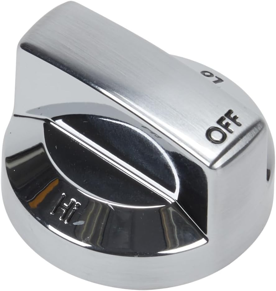 Whirlpool WPW10301588 OEM, Stainless Range Surface Burner Control Knob