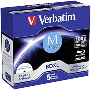 Verbatim M-Disc 43823, Płyty Blu-Ray, Srebrny