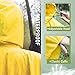 SaphiRose Unisex Rain Poncho Raincoat Hooded for Adults Women with Pockets (Yellow)