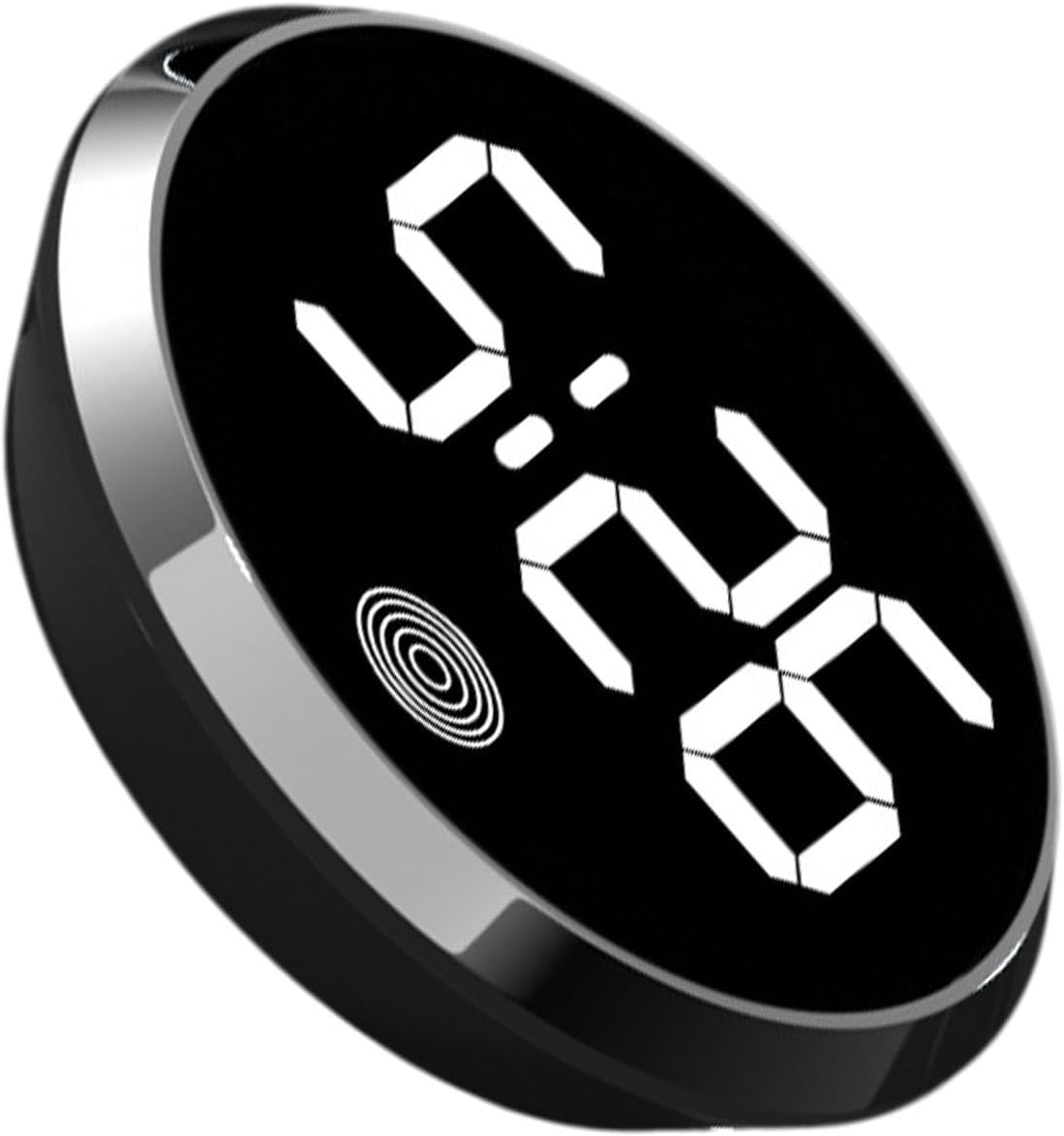 Digital Car Clock, Touch Control Timer, 1.81 Inches LED Display with Portable Build, Backlight Timepiece, Vehicle Dashboard Gauge with Compact Design, Electronic Accessory for RV Fridge