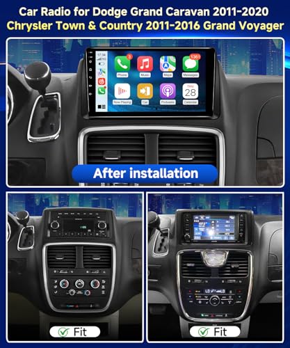 VQU Car Radio for Dodge Grand Caravan 2011-2020 Car Play - image 2