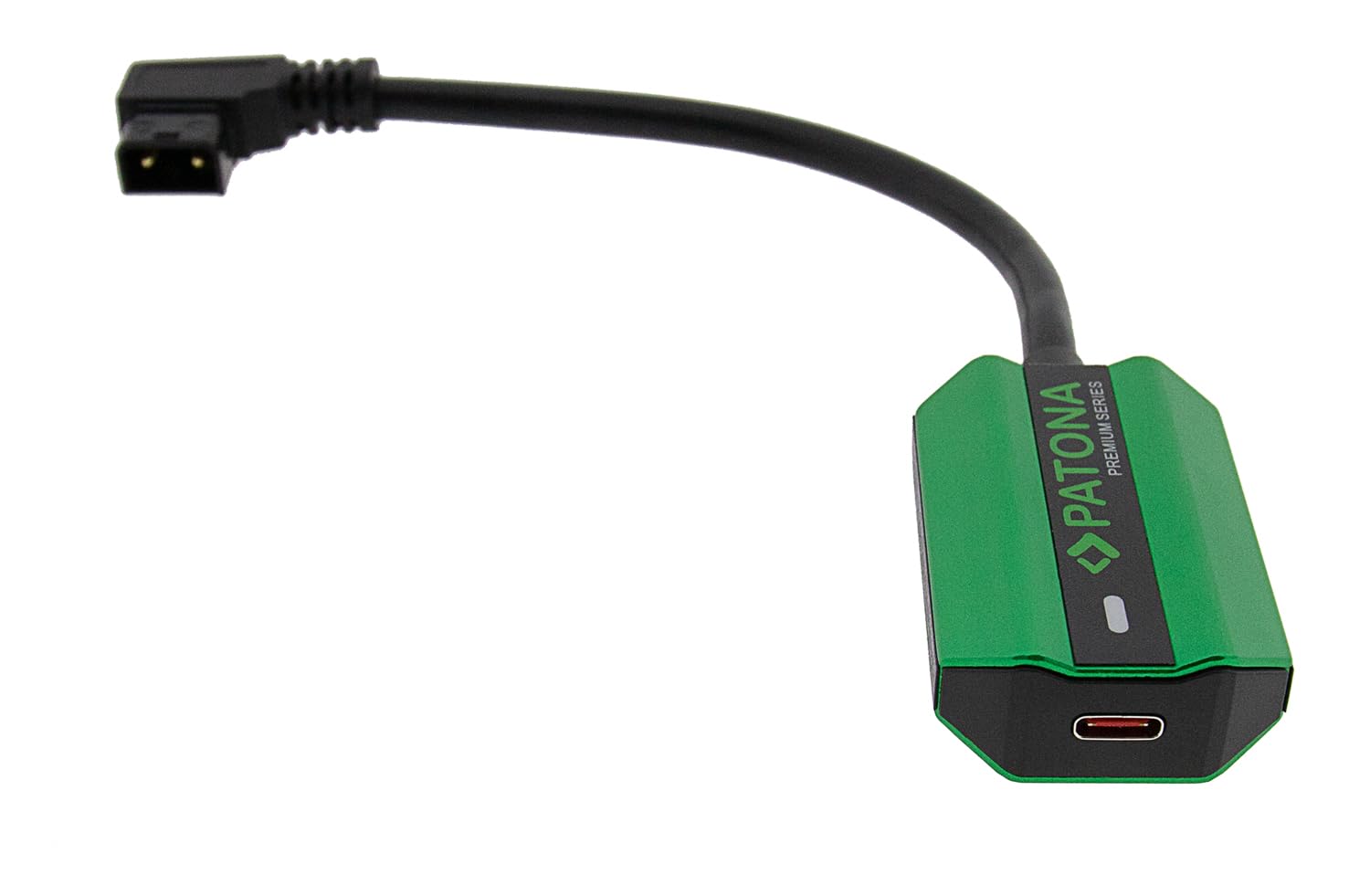PATONA PD 100W Adattatore Bidirezionale D-Tap/USB-C – carica dispositivi USB-C da batterie V-Mount o batterie V-Mount da alimentatori USB-C PD – con BMS e sonda di temperatura – solo 66g