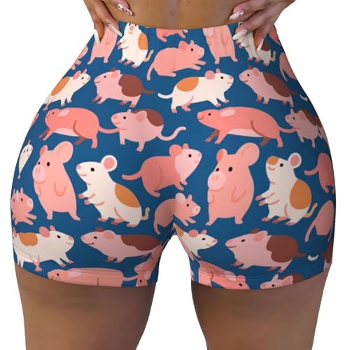 Women's 4-Way Stretch Running Shorts for Running Yoga 2025 Biker Shorts2