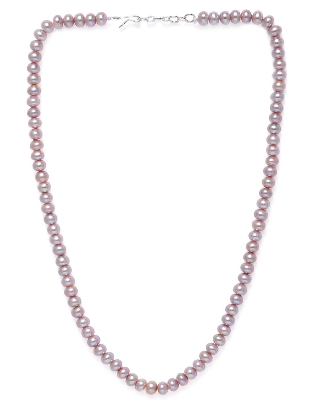 ZAVERI PEARLS Fresh Water Button Pearls Necklace For Women