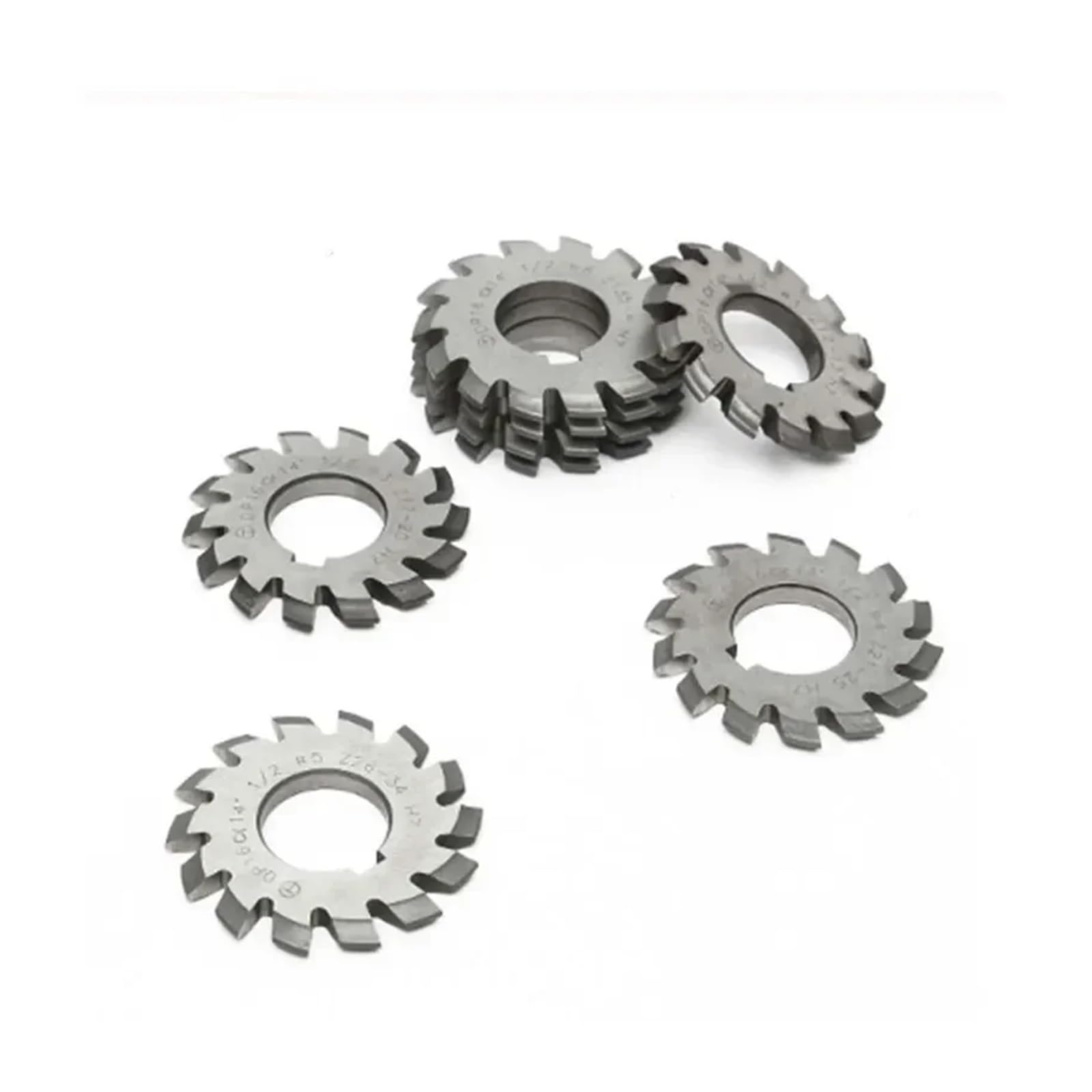 Kit sega a tazza, M0.3 .5 .6 .8 M1 .25 .75 M2. M3 M4 M5 Fresa Utensile For Il Taglio Degli Ingranaggi O PA20 Gradi N. 1-N. HSS(8PCS(NO.1-NO.8)_M2)