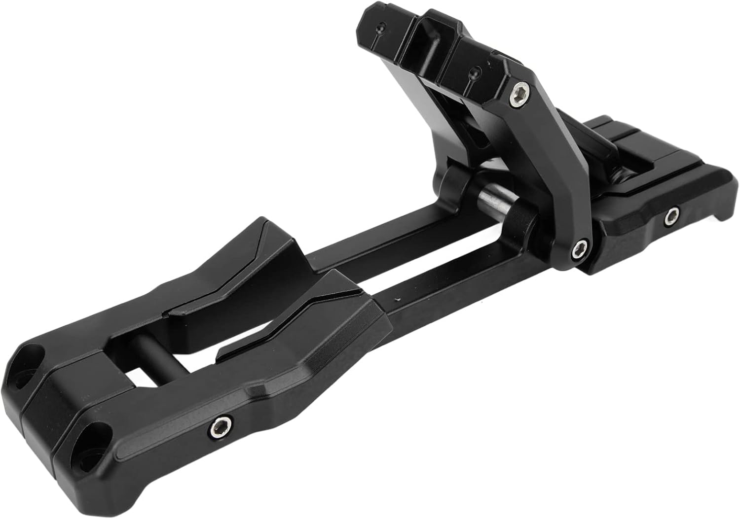 Door Hinge Step Foot Pedal, Aluminium Alloy Door Hinge Step Foot Peg Metal Foldable Foot Pedal Exterior Accessories Compatible with JKU JL JLU 2007?2021 (Black)