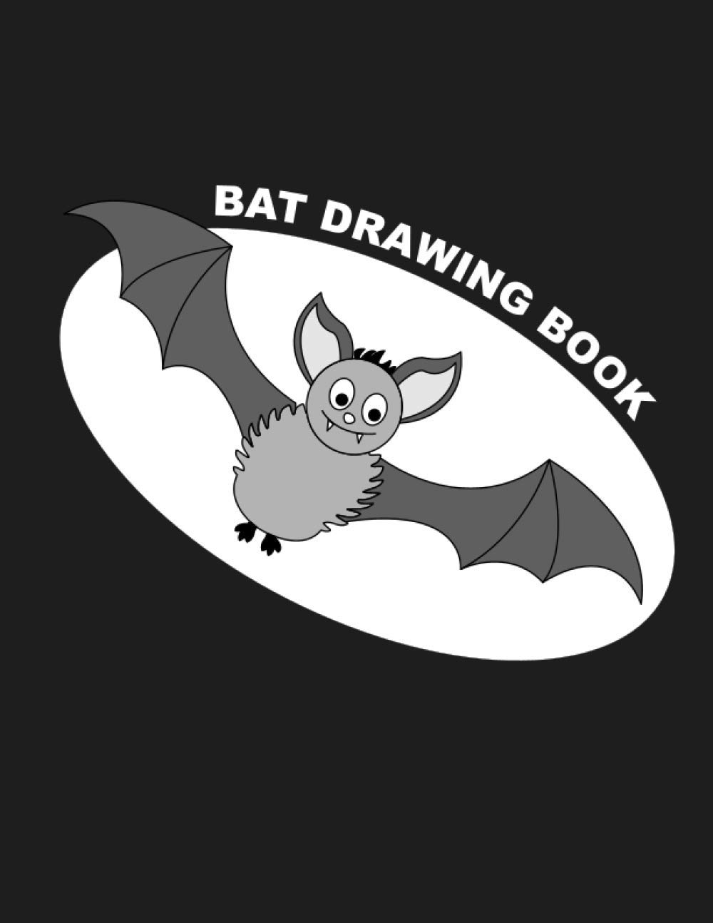 Bat Drawing Book – Drawing Paper Pad for Kids and Adults: blank paper, 120 pages (8.5x11).