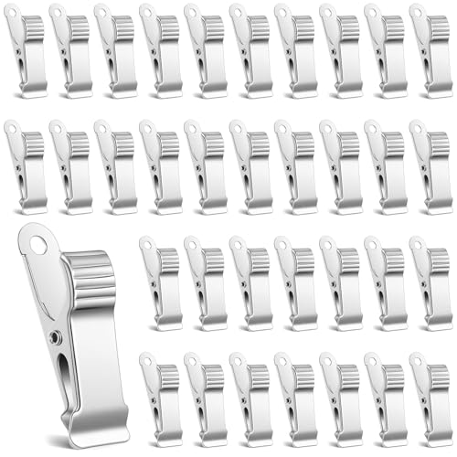 35 Pcs Small Metal Clips, Stainless Steel Metal Alligator Clips For Crafts, Oven Safe Clip For Baking Pan, Mini Clamps Backdrop Clip For Office Paper Hanging Lights