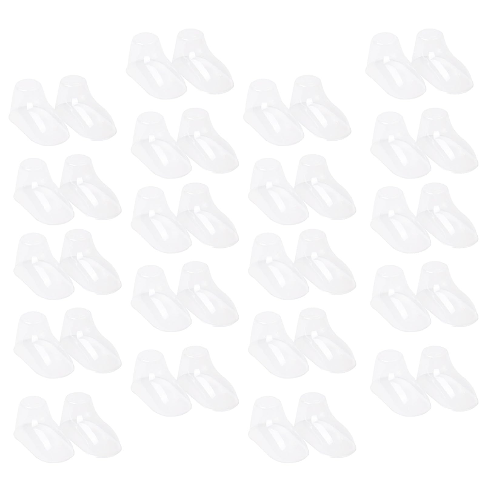 Présentoir à Chaussettes et Écarteur Chaussure pour Bébé, Modèle de Pied en Pvc, Lot de 100 Pièces, pour Chaussures de Tout-petits