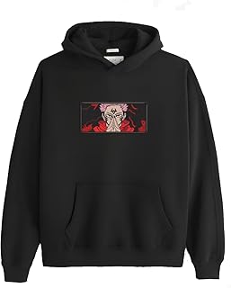 تي شيرت بغطاء للراس بتصميم انيمي ياباني جوجوتسو جوجو يوجي ميغومي توج مطرز - انمي جوجتسو كايزن تصميم مطرز بالخيوط على الهودي او توتي باج او تيشيرت 14