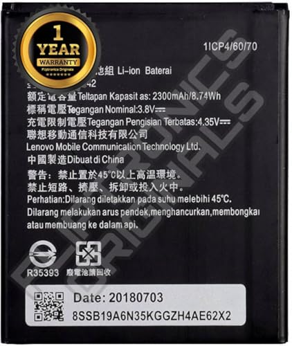 Image of BL242 Battery for Lenovo A6000 / K3 / K30-W / A3860 / A3580 / A3900 / A6010 battrey with 1 Year Warranty**** (Z217)