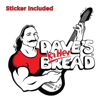 Dave's Killer Bread Blueberry Almond Butter Amped-Up Protein Bars 4 CT + 1 Branded Sticker Variety Pack
