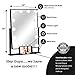 Rebel Poppy Hollywood Makeup Vanity Mirror with Lights, with LED bulbs and Phone Holder, Dimmable Cosmetic Table Mirrors with 360 Swivel, 14â€ x 19â€
