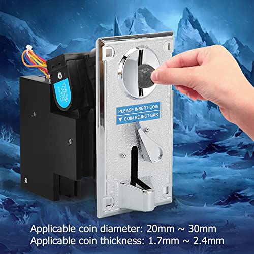 Zopsc-1 Anti-Interference Cpu Coin Selector Acceptor Sorter Coins Selector Acceptor Roll Down Coin Mech Acceptor Coin Selector For Arcade Gaming Vending Machine And Washing Machine #TOP5