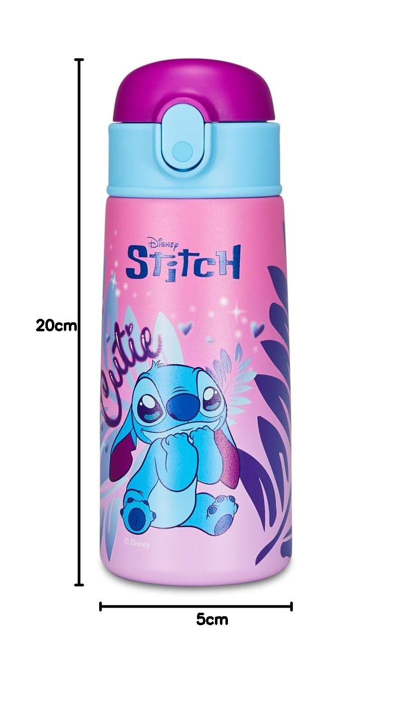 Borraccia Termica LILO & STITCH 460 ML Acciaio Inox per Bambini