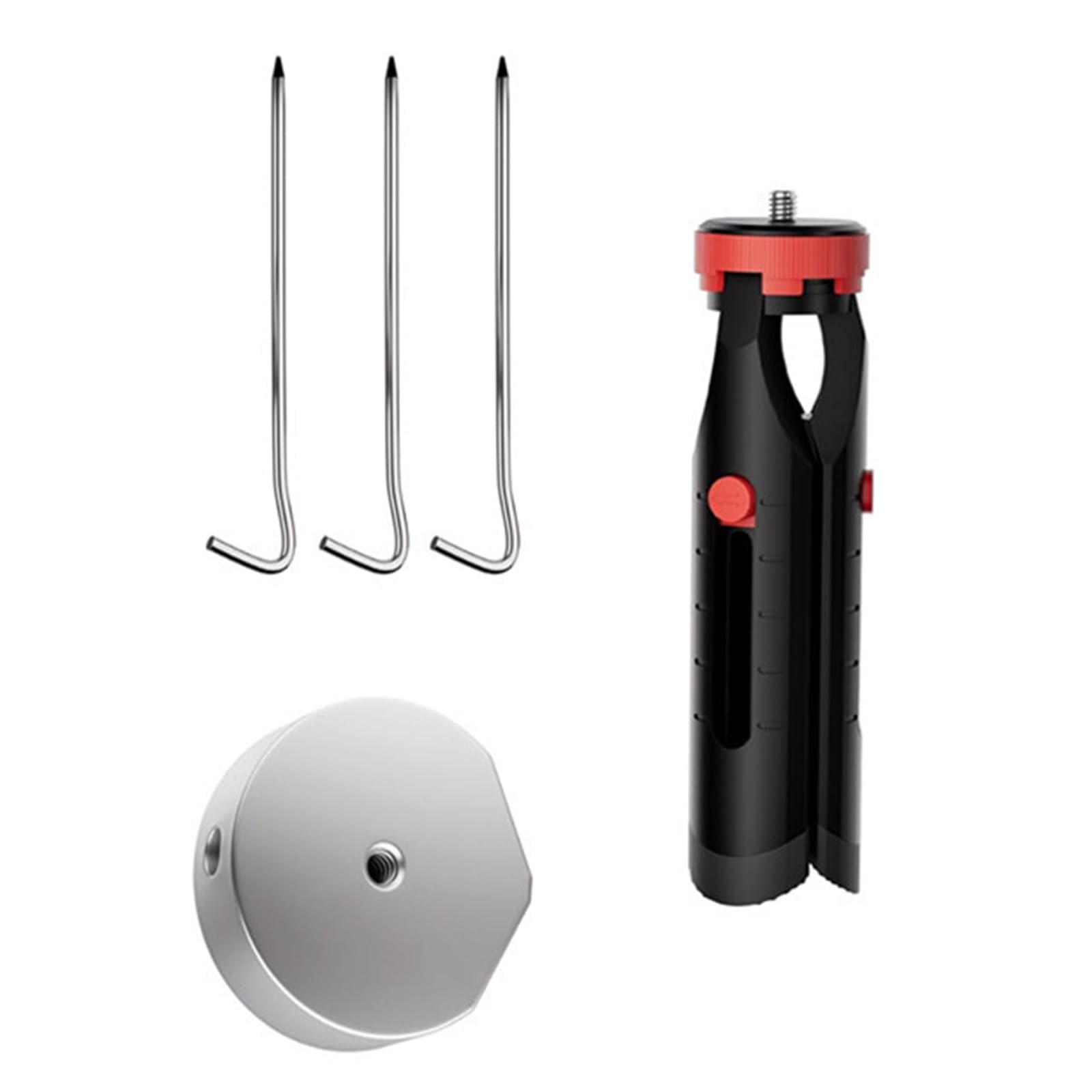 Trépied adaptateur pliable portable en aluminium léger et facile à transporter pour voyage, camping, utilisation en extérieur