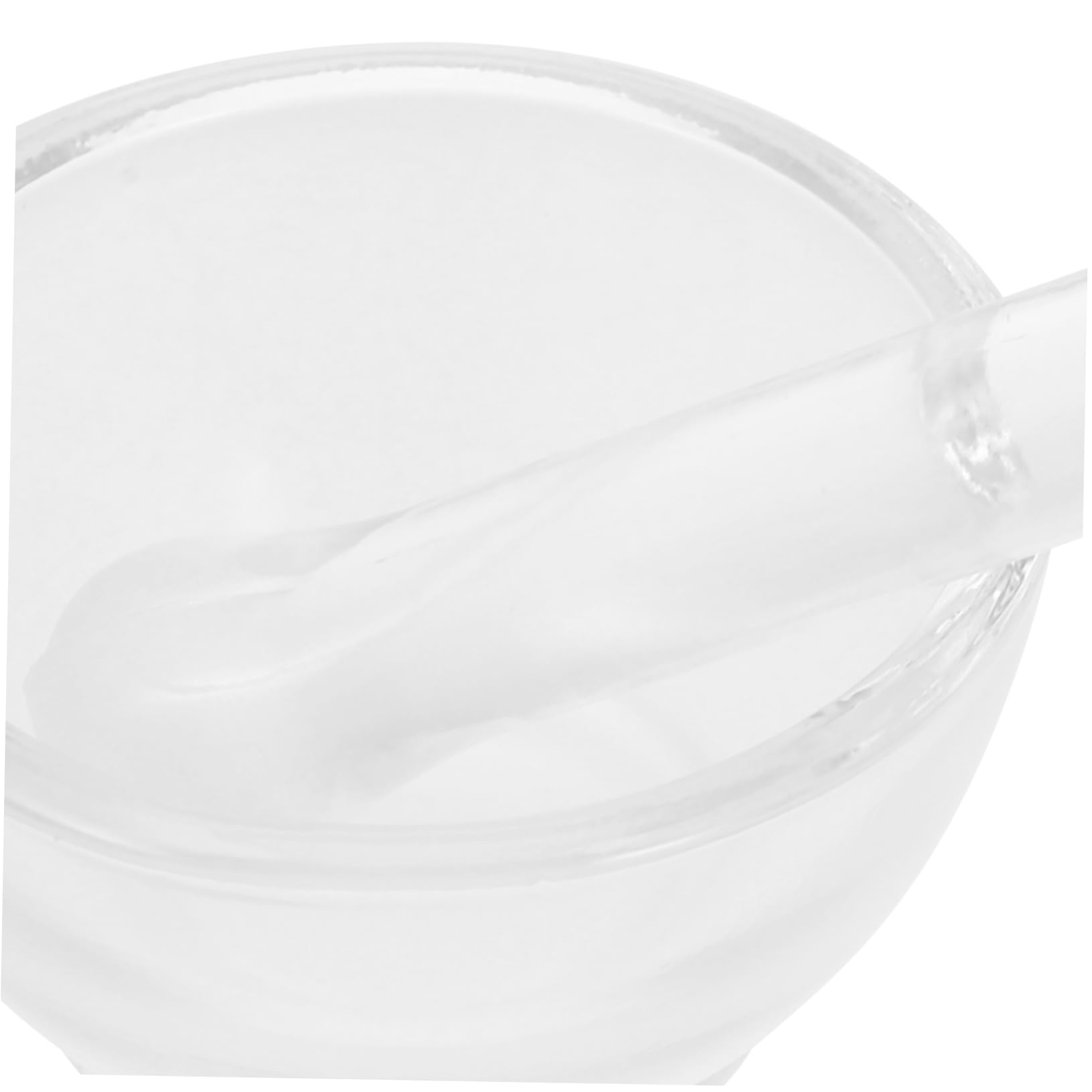 iplusmile 5juegos Mortero y Pilón De Vidrio Para Laboratorio Base Estable Para Experimentos Químicos y Cocina Fácil De Limpiar Material Resistente
