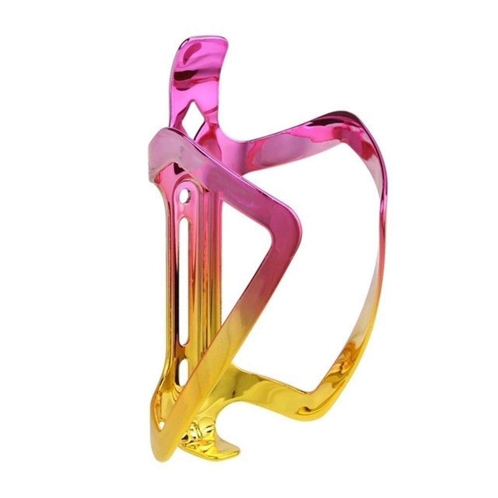 Adapter do koszyka na bidon Rowerowy koszyk na bidon Stojak na bidon Kolarstwo Rower MTB Butelki Uchwyt na klatkę Akcesoria rowerowe (różowo-złoty)