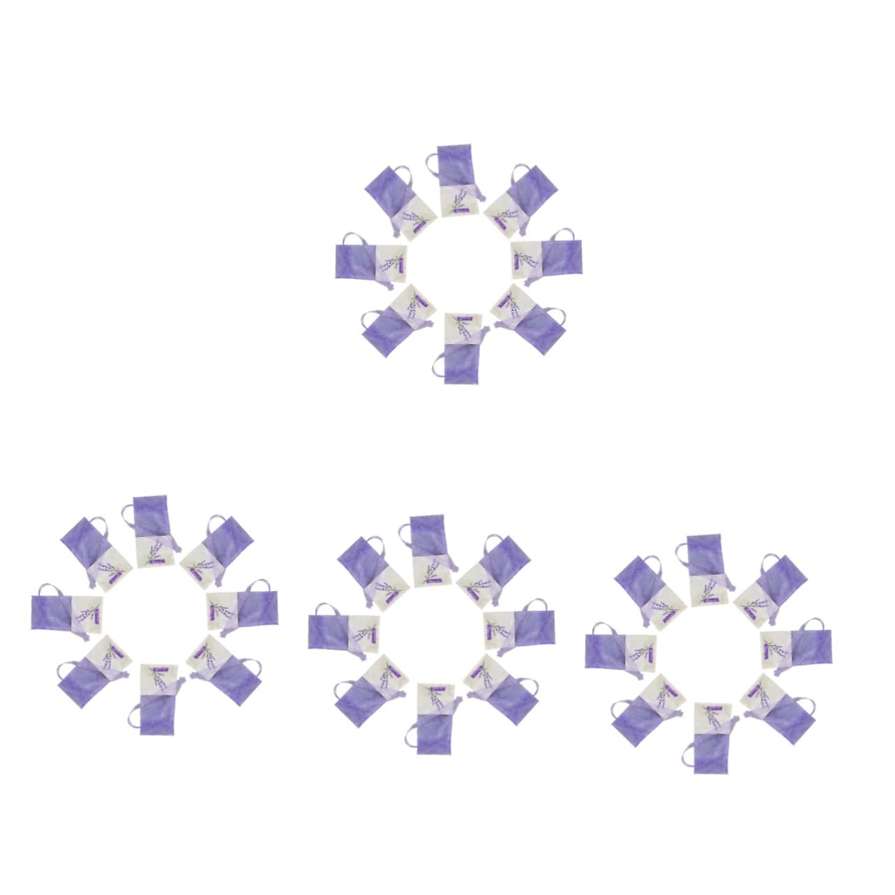 TOPBATHY 120stücke Leere Duftbeutel Mit Blumenmuster Lavendel-säckchen Zartem Zur Aufbewahrung Von Getrockneten Kräutern Dekoration Vielseitig Einsetzbar