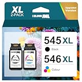 Druckerpatronen 545 546 Kompatibel für Canon PG545XL CL546XL Multipack für Patronen TS3450 TS3300 TS3350 TS3400 MX495 MG2500 MG2550 MG2950 MG3050 MG2450 MX490 TR4500 TR4550 TR4551