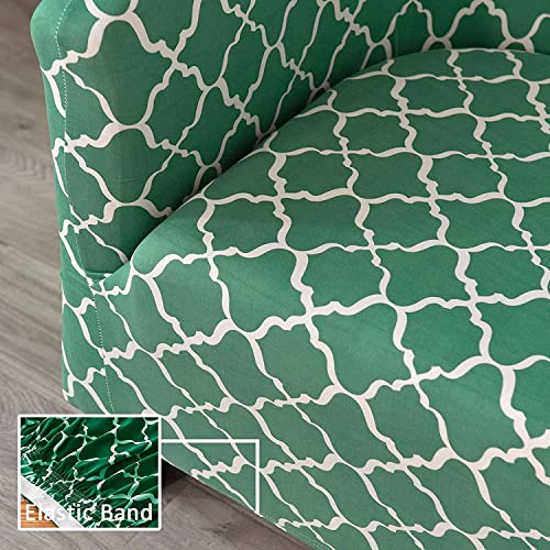 Funda elástica estampada OBASDFD para sillón individual lavable y ajustable 6