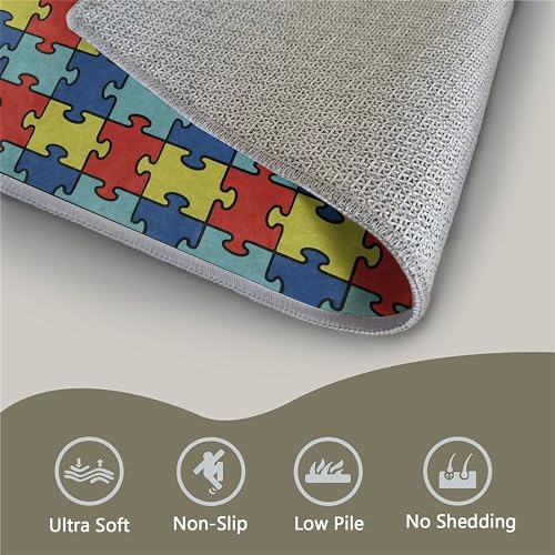 Tapete infantil decorativo con letras educativas 6x8ft miniatura 5