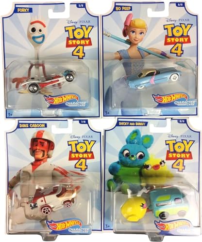 2019 Hot Wheels Toy Story 4 Character Cars Set of 4
