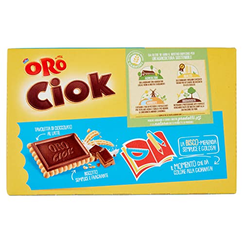 Oro Ciok, Biscotto con Tavoletta di Cioccolato al