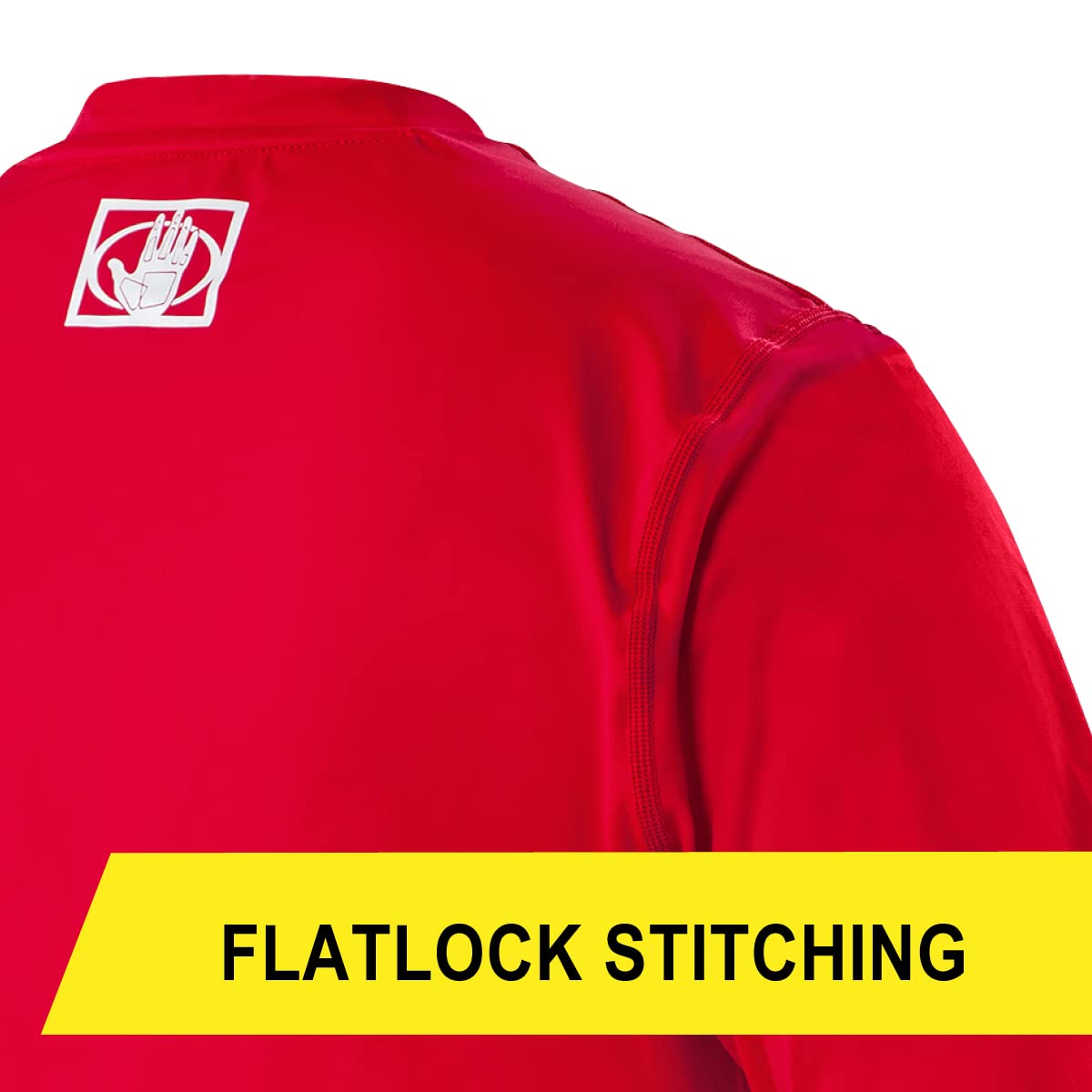 Body Glove Loose Fit Rash Guard Adult Swimshirt (Large, RED)