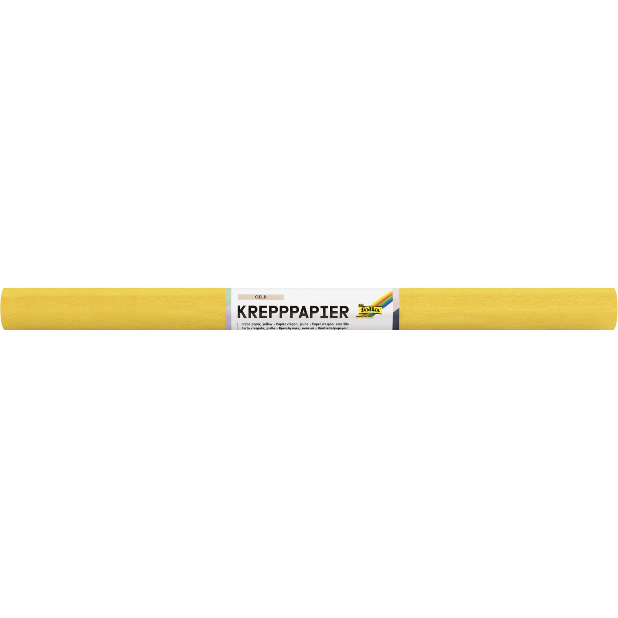 folia 824106 Krepppapier in Gelb
