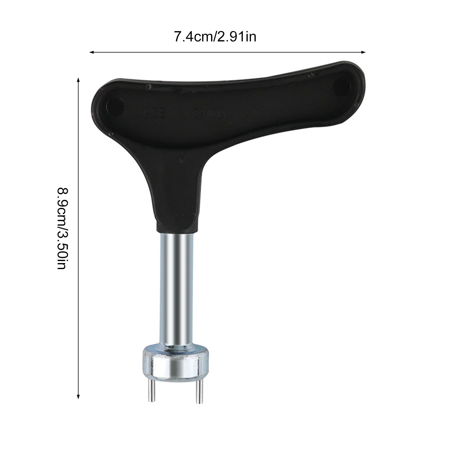 Llave de pinchos para zapatos de golf, removedor de picos de zapatos de dos pines, herramienta universal de repuesto para zapatos de golf, accesorio de herramienta de extracción de golf
