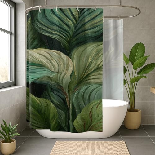 Rideau de douche en tissu imperméable de qualité supérieure - 4