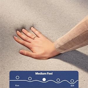 Casper Sleep Element, Queen Medium Firm Mattress - Memory Foam + Support - 100-Night Trial - CertiPUR-US Mattress, Grey Casper Sleep Element Queen Medium Firm Mattress Memory Foam Support 100 Night Trial CertiPUR US Mattress Grey