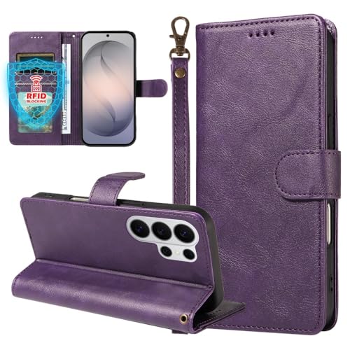 Étui Samsung Galaxy A05 4G violet idéal pour voyager léger avec vos cartes