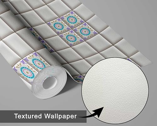 Papier peint mosaïque autocollant pour rénover une crédence abîmée - 6
